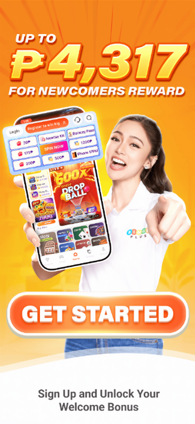 BingoPlus app mobile home screen