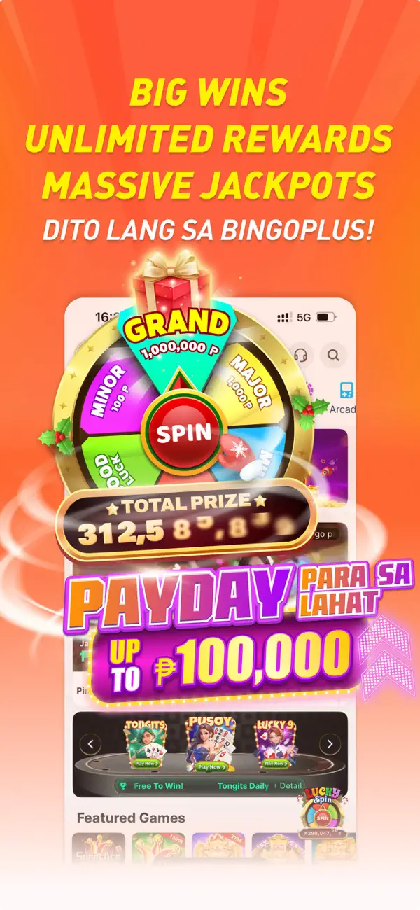 BingoPlus Slot Machine Interface