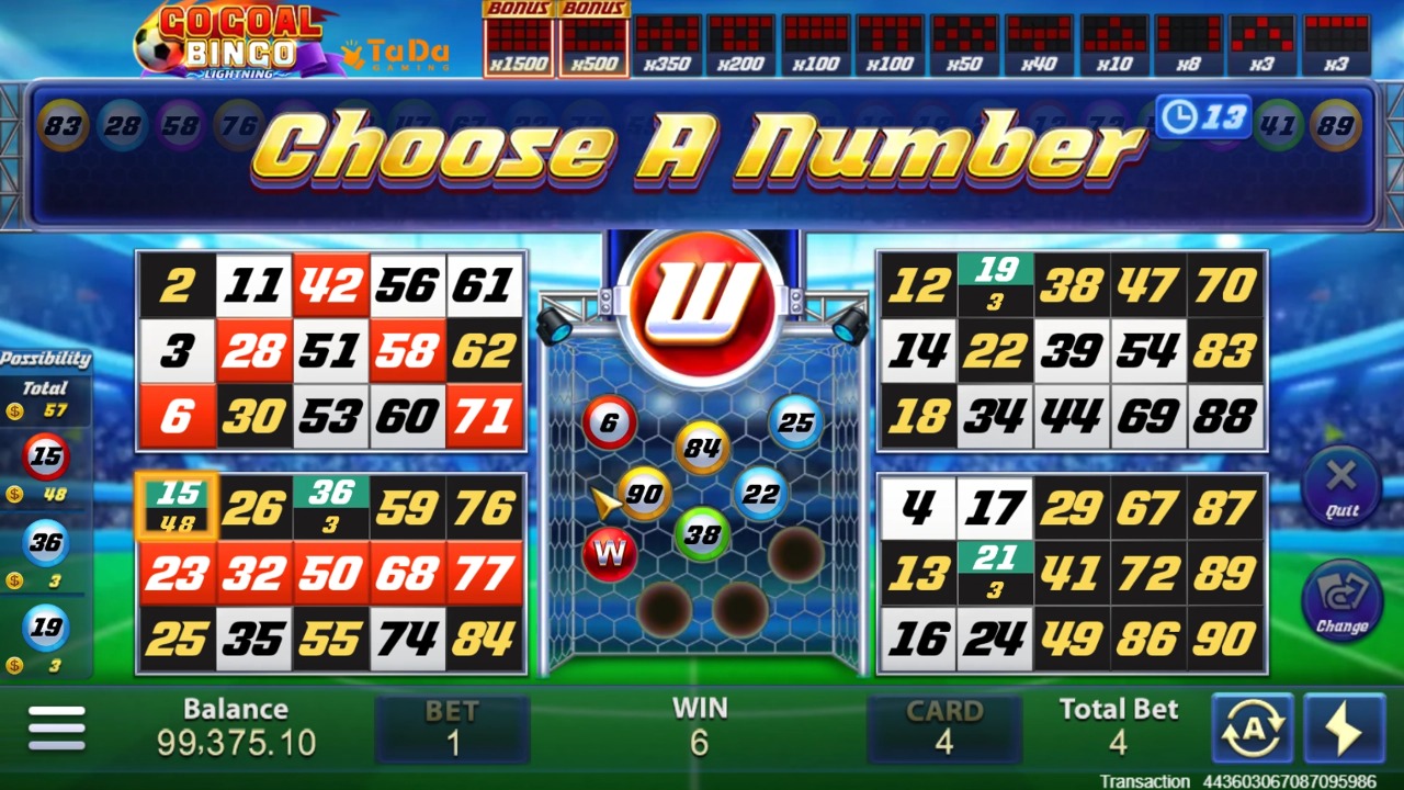 GO GOAL BINGO ！