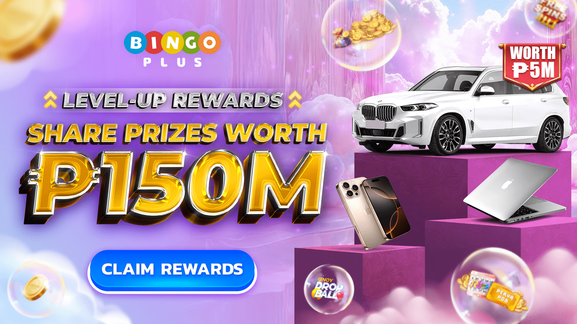 LEVEL UP REWARDS