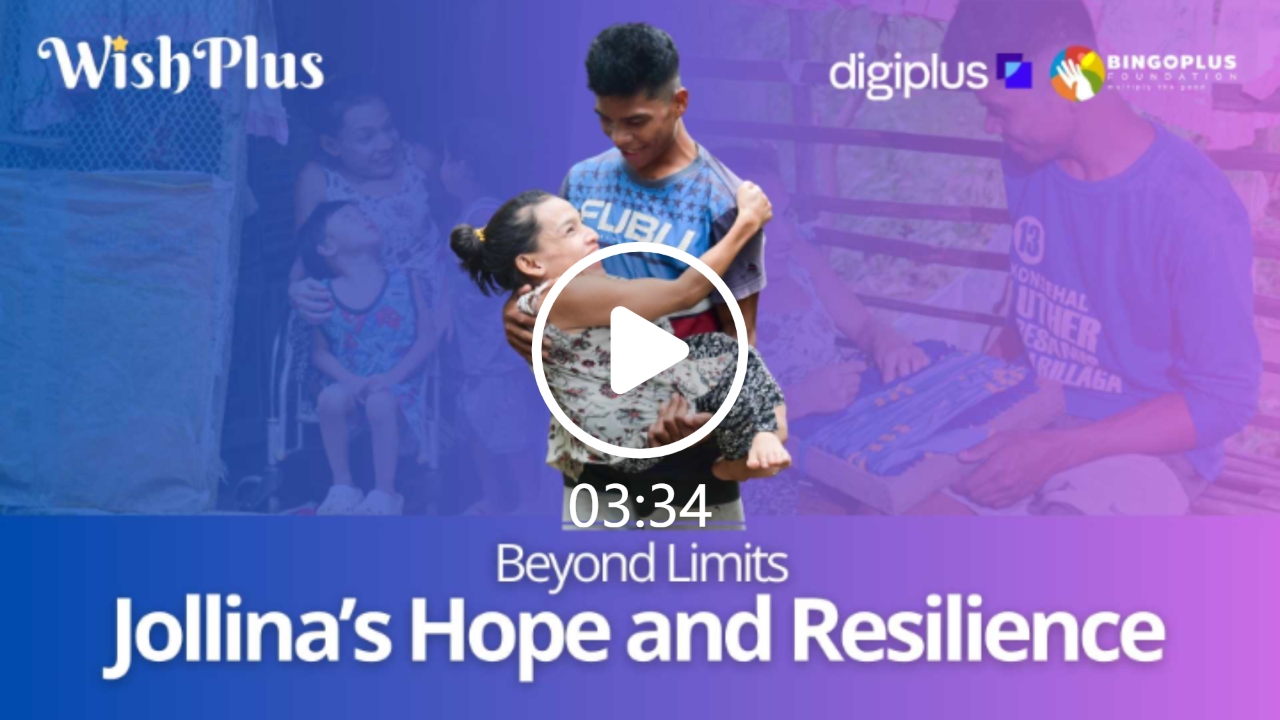 WishPLUS Story Jollina's Hope and Resilience