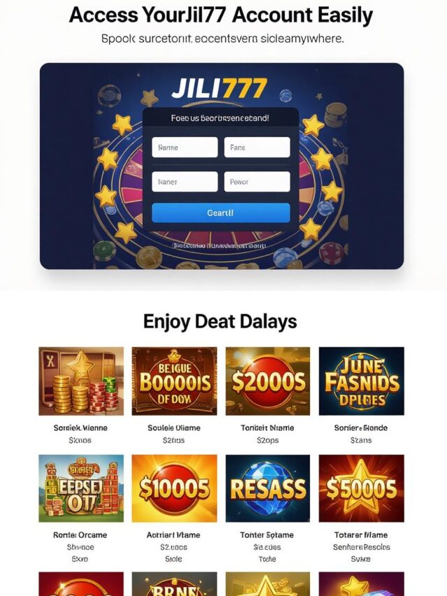 Jili777 Login: Play Anytime, Win Big Instantly