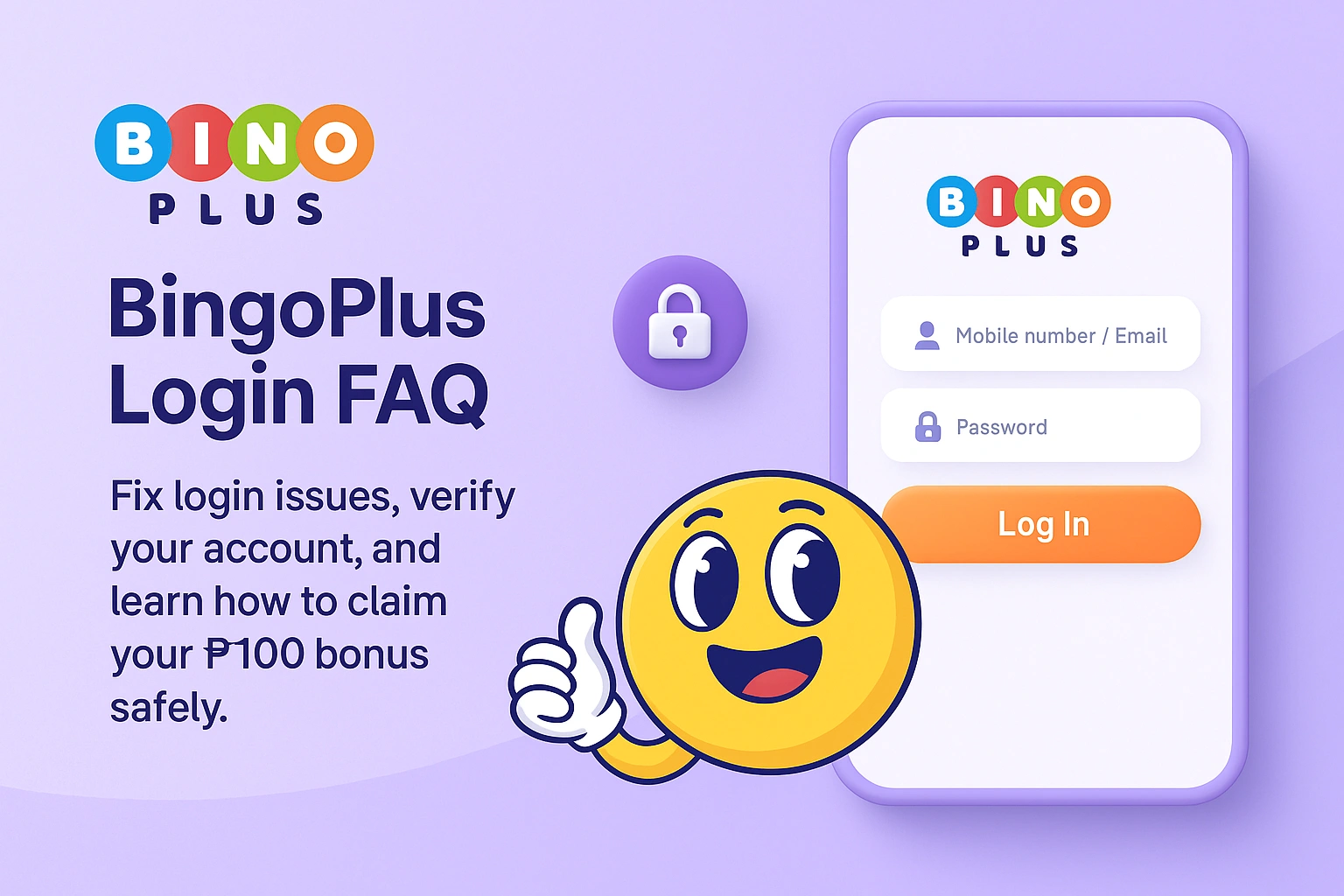 BingoPlus login FAQ