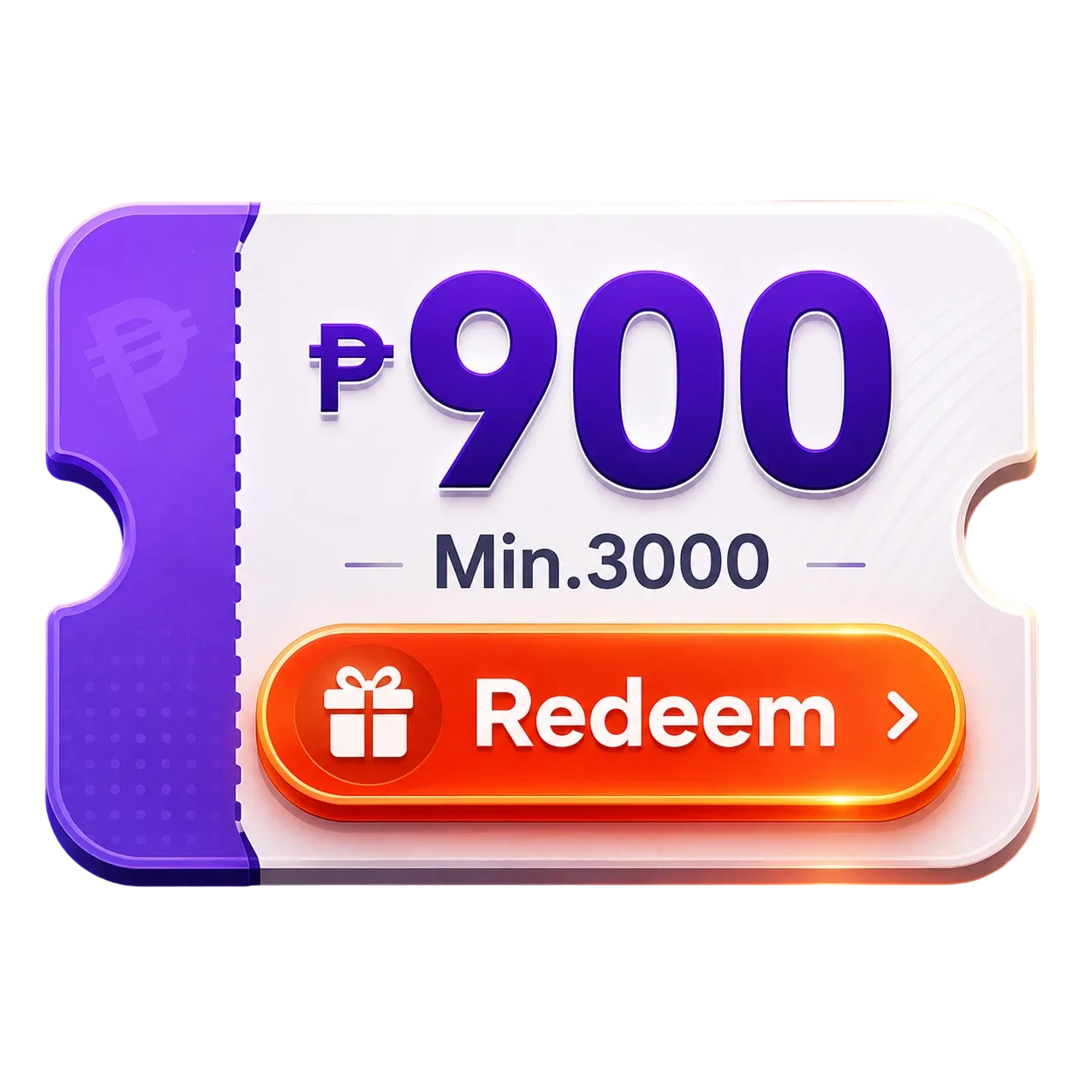 P900 Min. 3000 Redeem