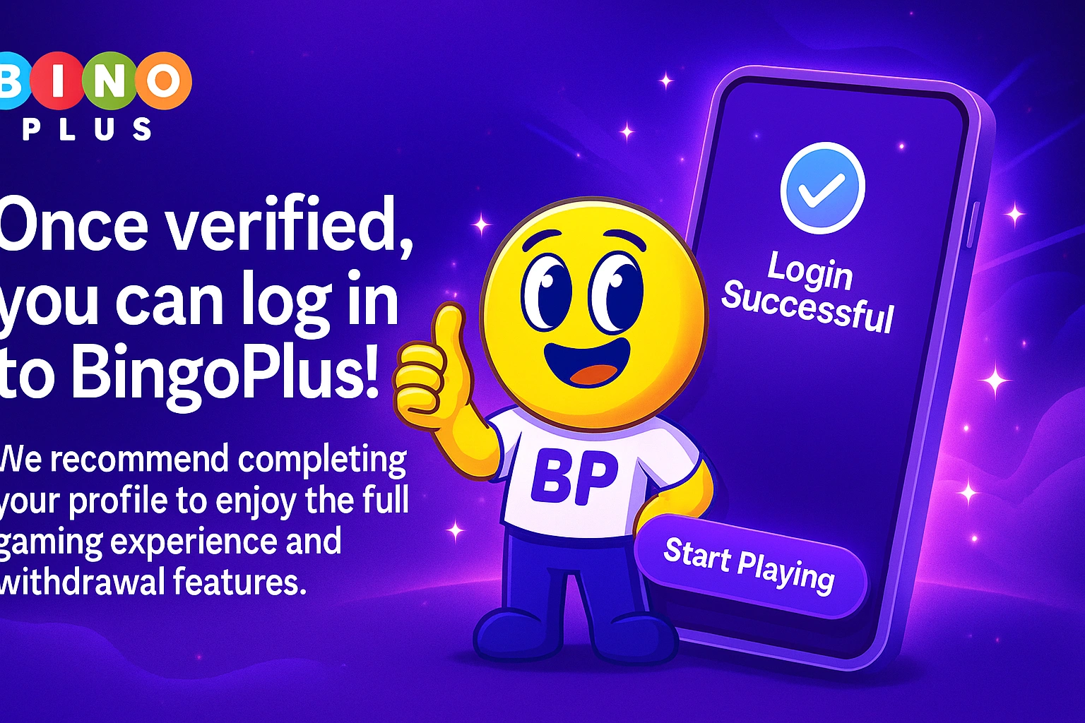 Step 5 Log in and complete your profile
