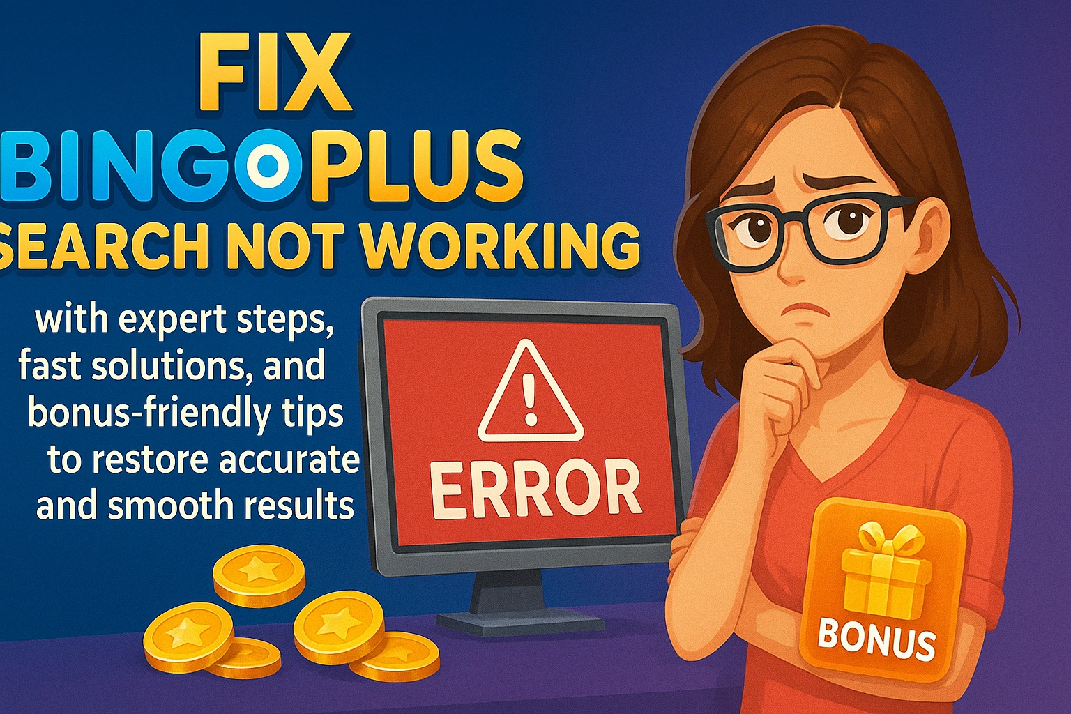 bingoplus search not working