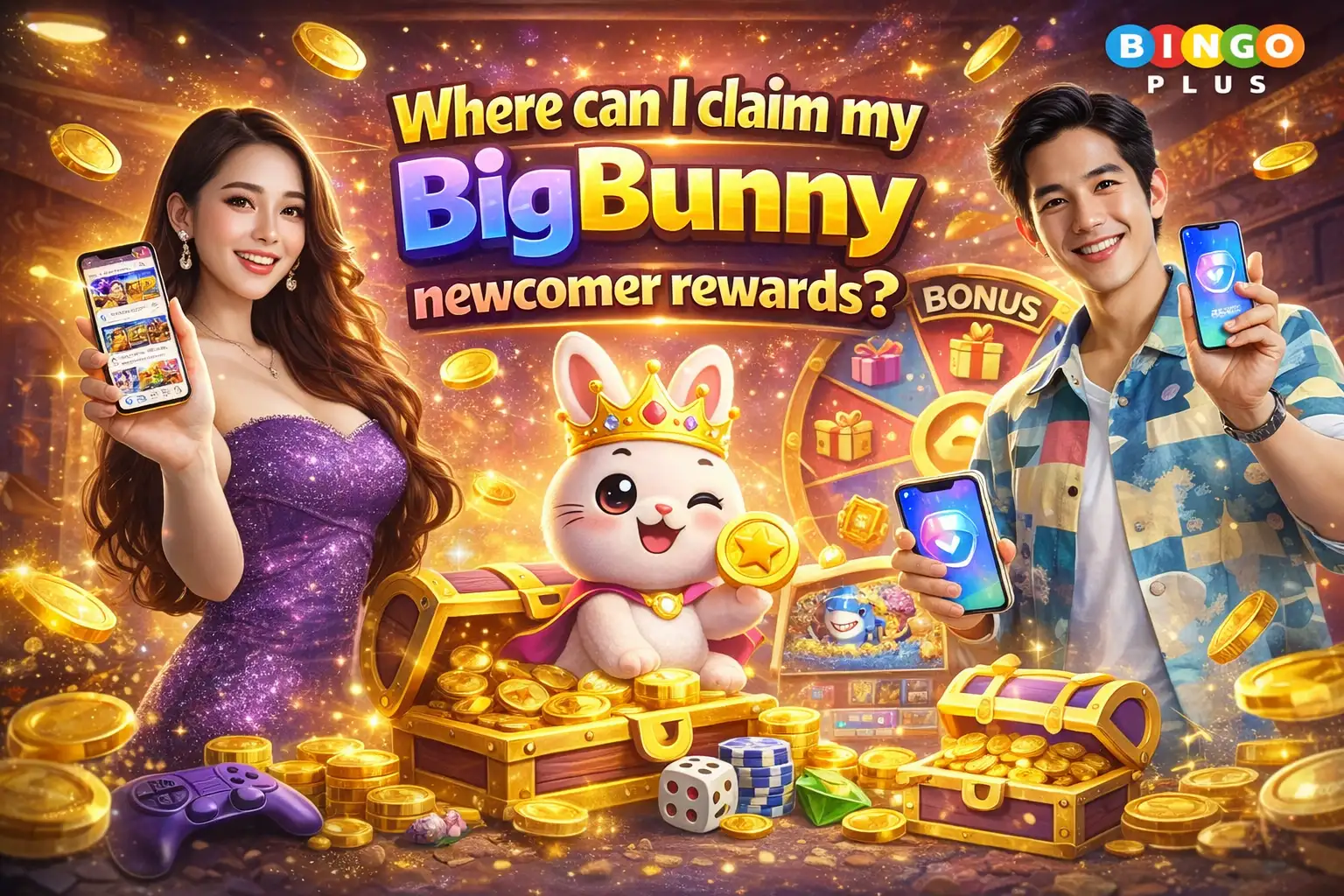Where can I claim my BigBunny newcomer rewards