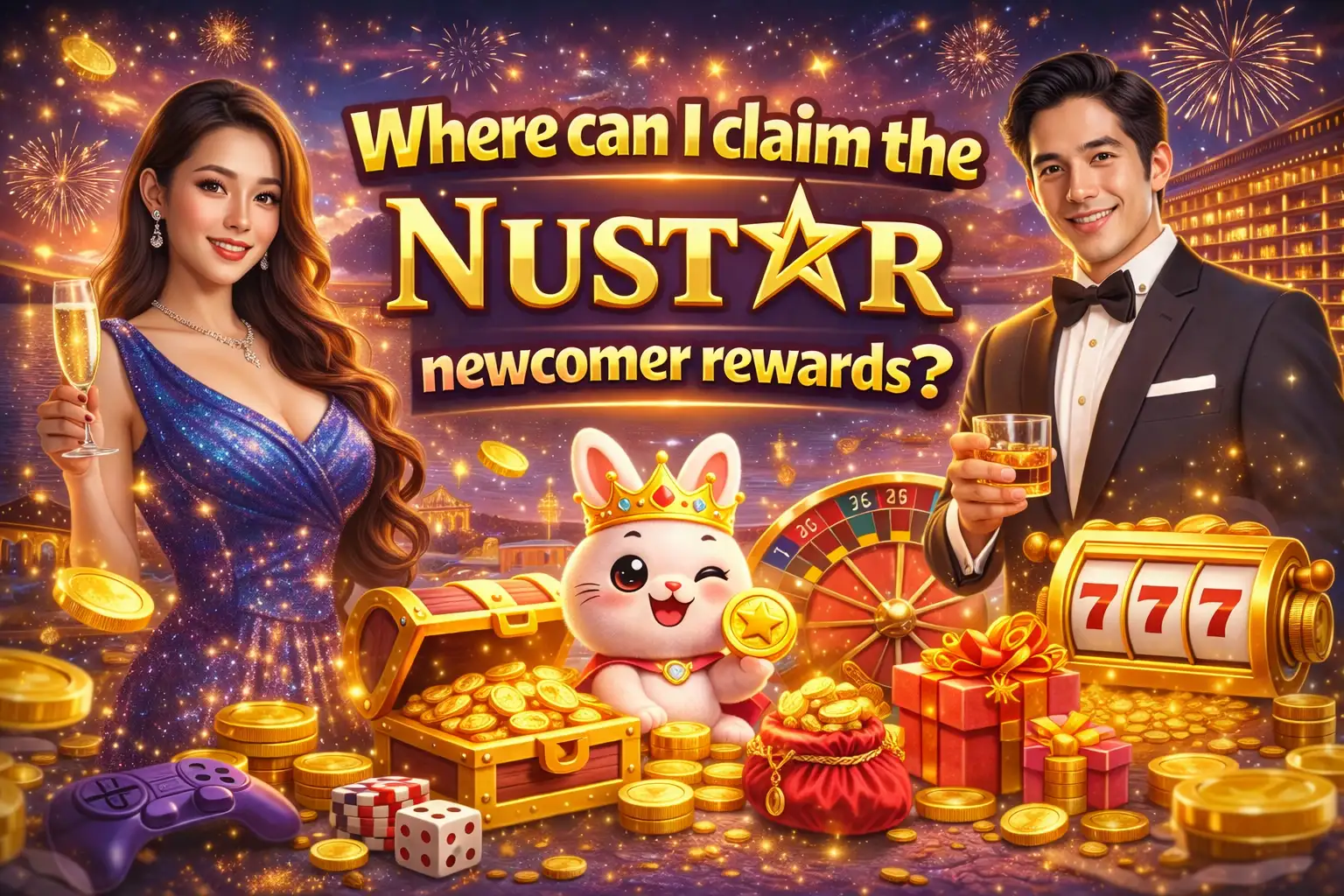 Where can I claim the Nustar newcomer rewards