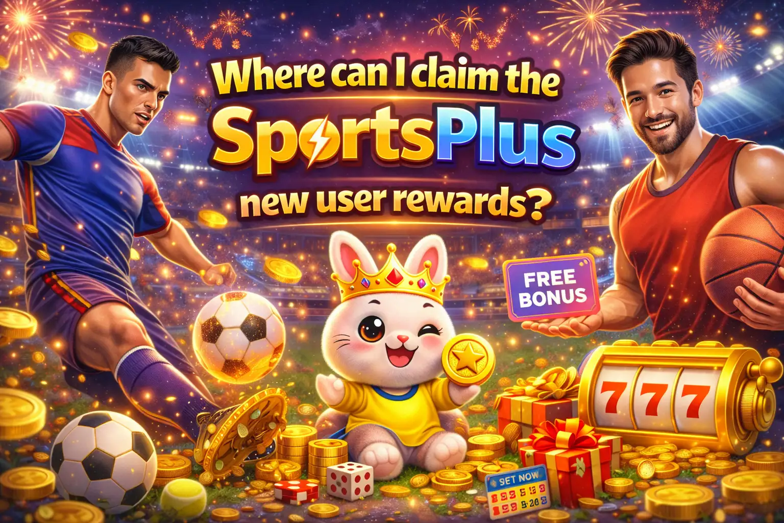 Where can I claim the SportsPlus new user rewards