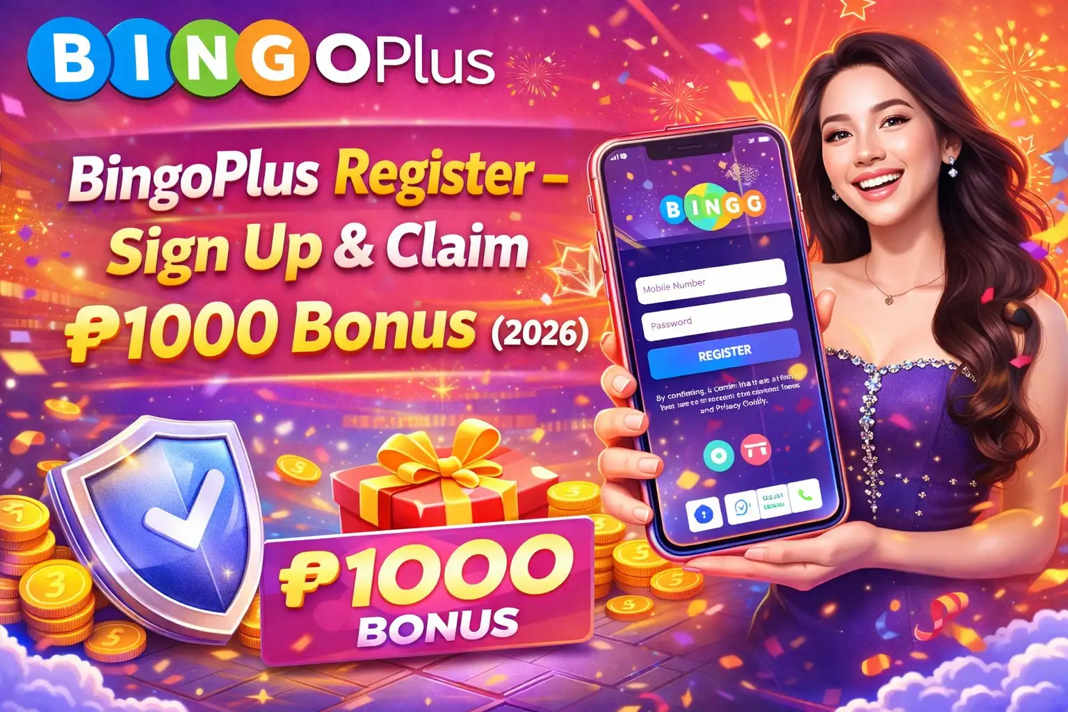 BingoPlus Register – Sign Up & Claim ₱1000 Bonus (2026)