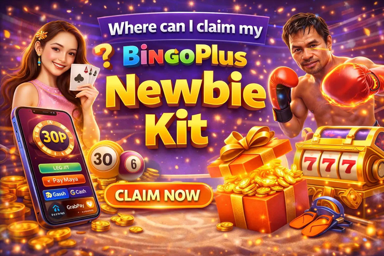 Where can I claim my bingoplus Newbie Kit reward