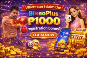 Where can I claim the BingoPlus ₱1000 registration bonus