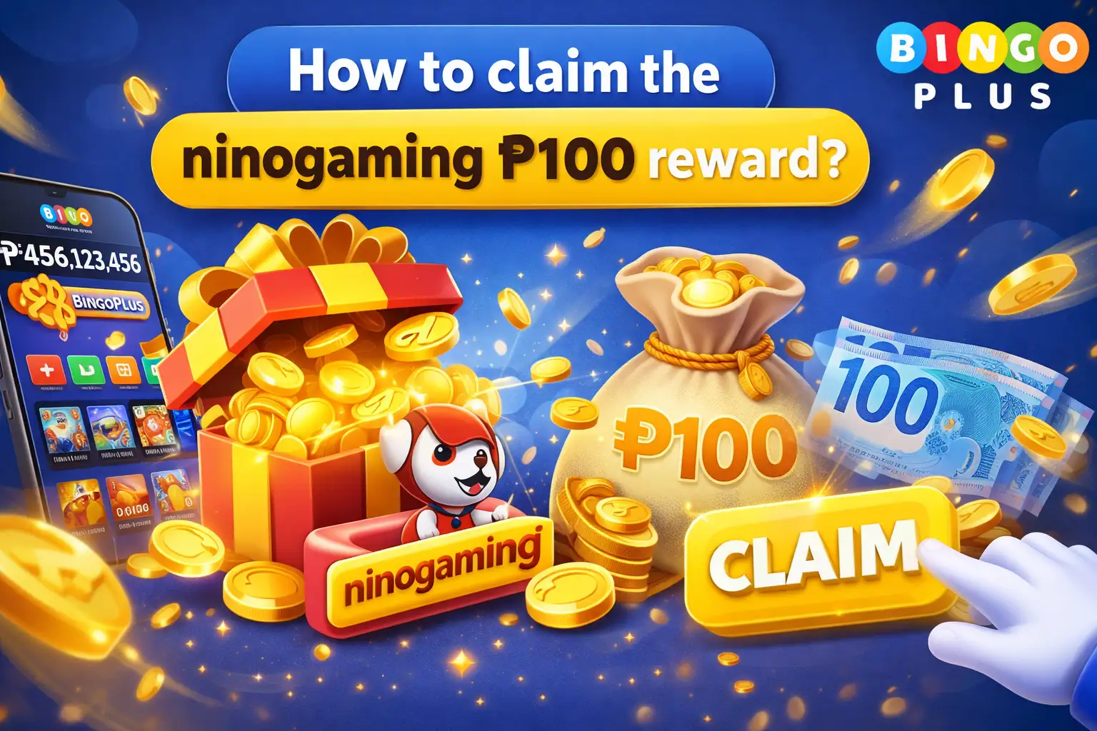 How to claim the ninogaming ₱100 reward