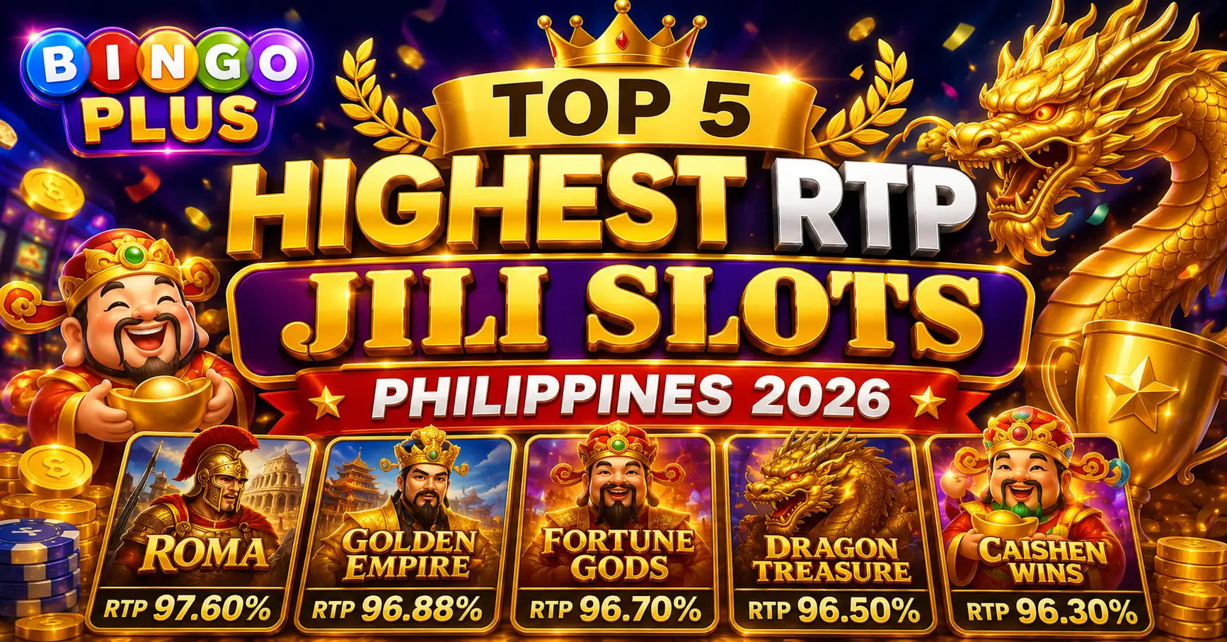 Top 5 Highest RTP JILI Slots Philippines 2026