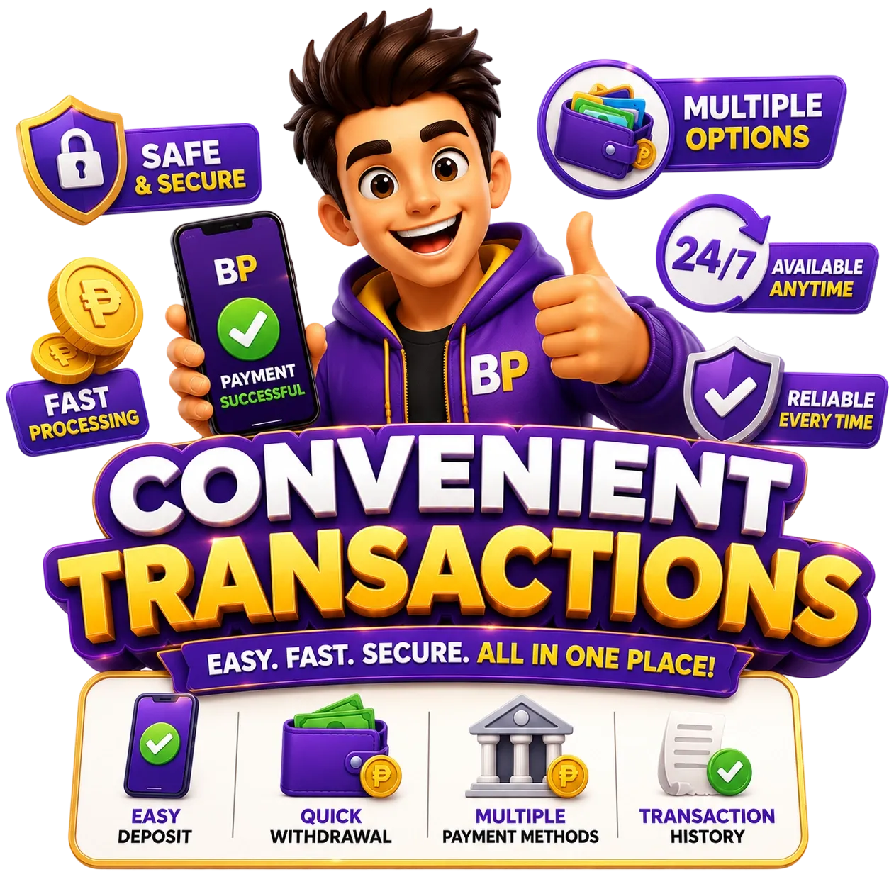 Convenient Transactions