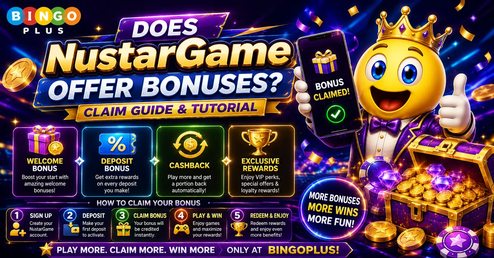 Does NustarGame Offer Bonuses Claim Guide & Tutorial