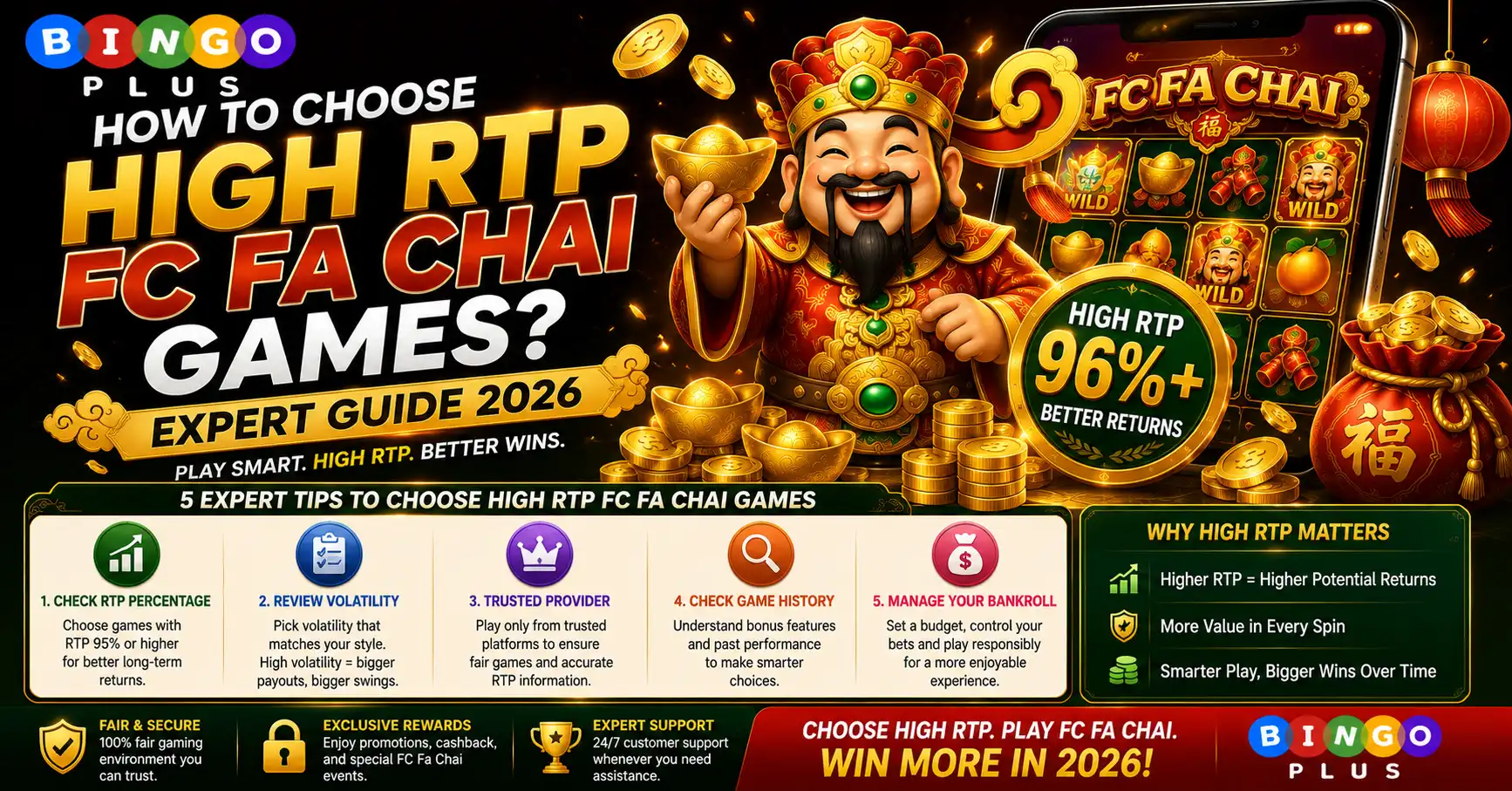 How to Choose High RTP FC Fa Chai Games? Expert RTP Guide, Volatility Tips & Safe Play for 2026 1 How to Choose High RTP FC Fa Chai Games Expert Guide 2026