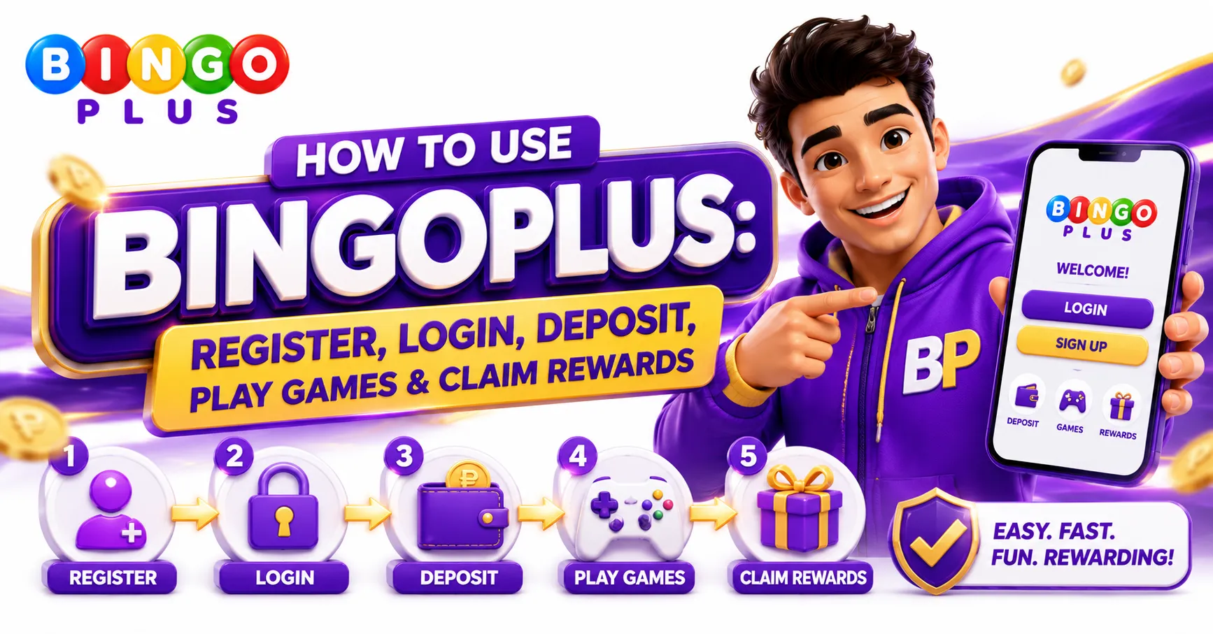How to Use BingoPlus Register, Login, Deposit, Play Games & Claim Rewards