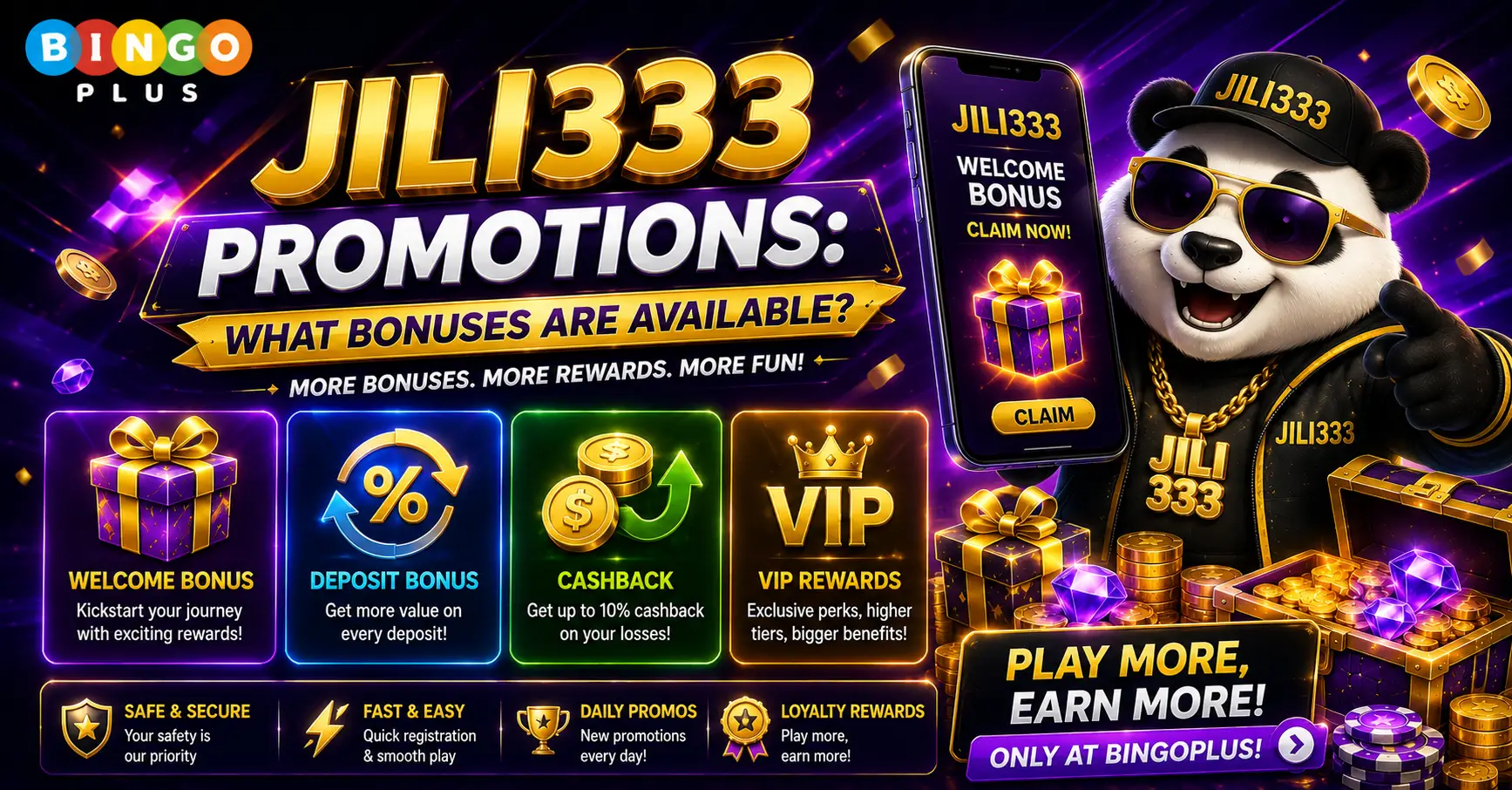 JILI333 Promotions What Bonuses Are Available