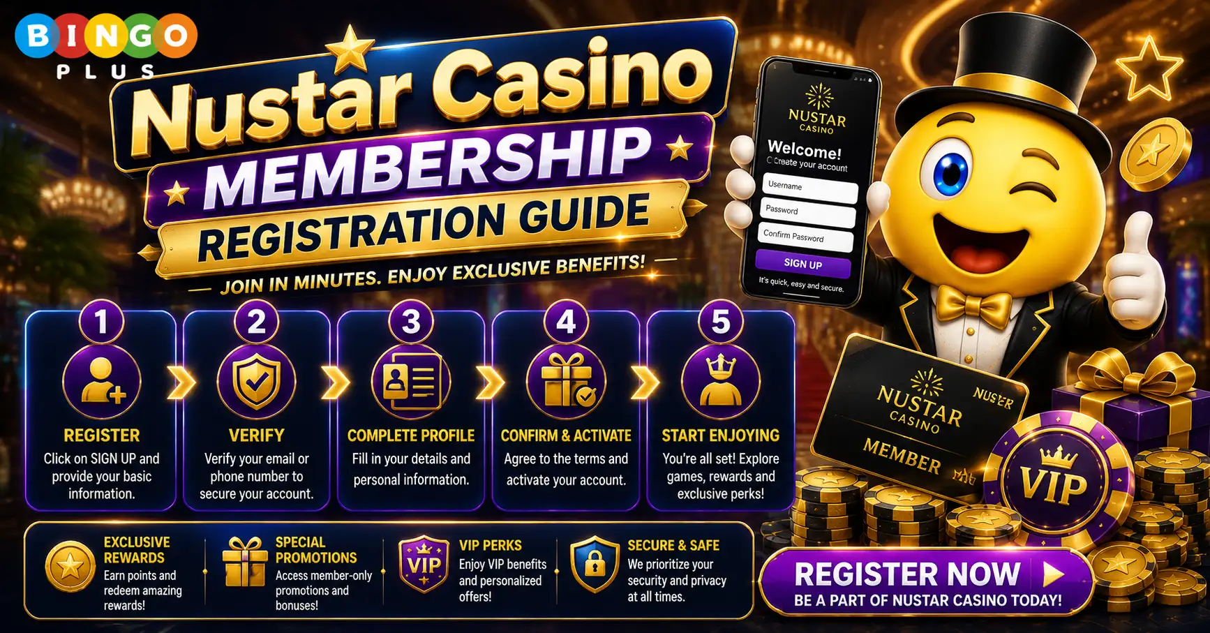 Nustar Casino Membership Registration Guide