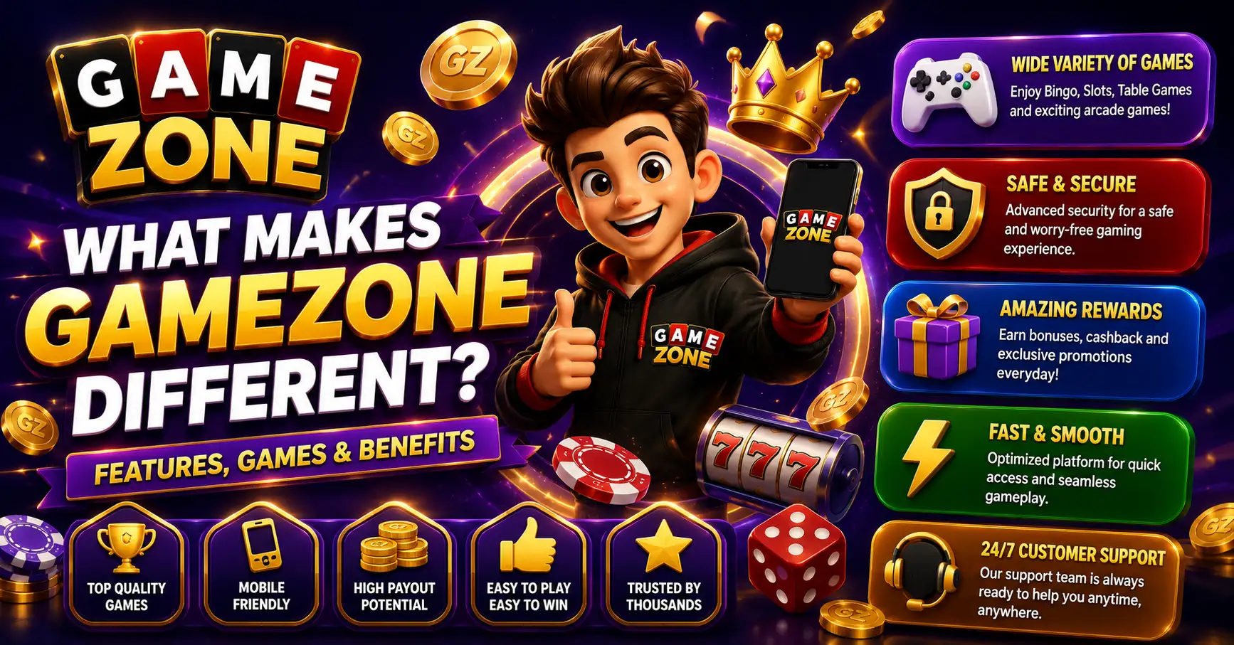 What Makes GameZone Different Features, Games & Benefits