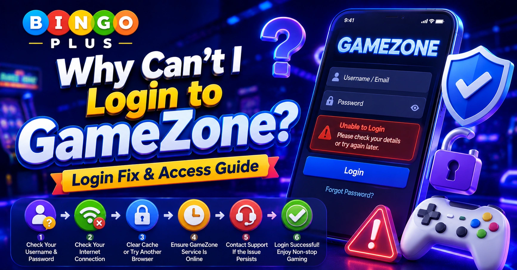 Why Can't I Login to GameZone Login Fix & Access Guide