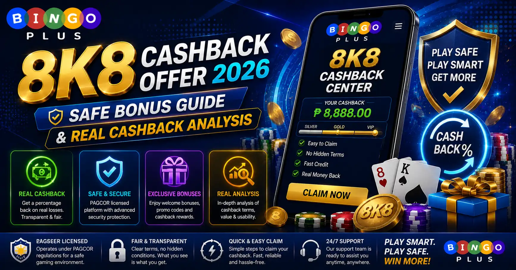 8K8 Cashback Offer 2026 Safe Bonus Guide & Real Cashback Analysis