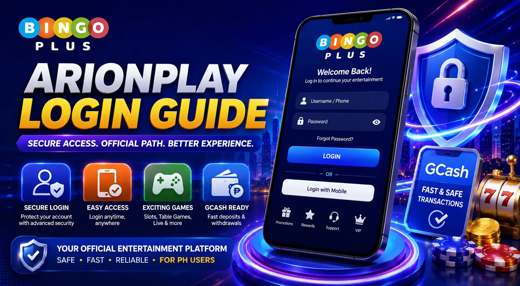 ArionPlay Philippines 2026: App, Login, Games and GCash Guide 3 ArionPlay Login Guide