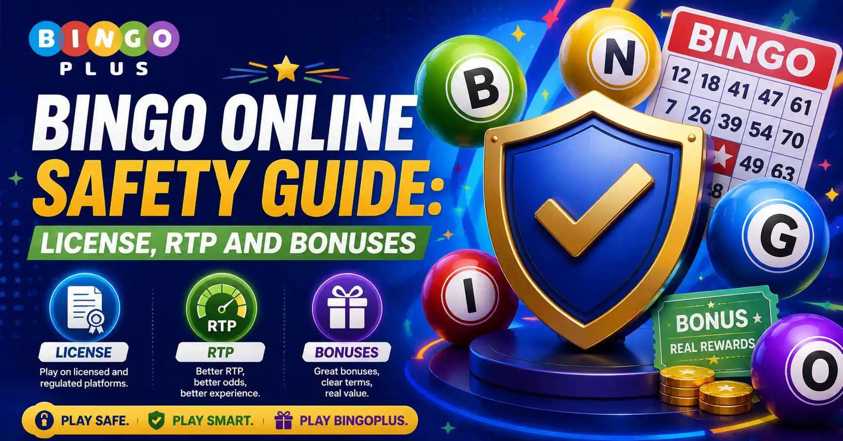 Bingo Online Safety Guide License, RTP and Bonuses