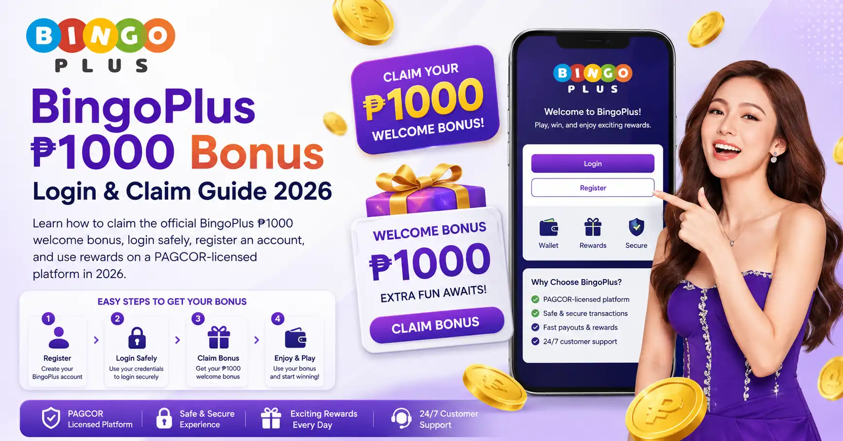 BingoPlus ₱1000 bonus login and official Bingo Plus app guide