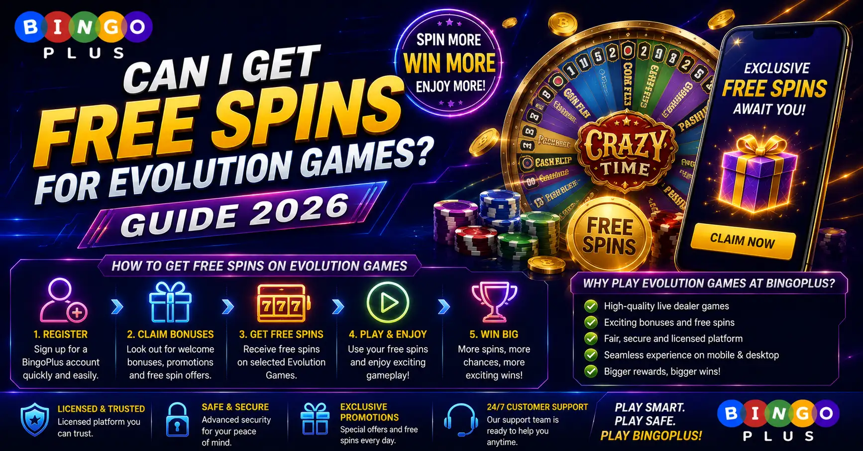Can I Get Free Spins for Evolution Games Guide 2026