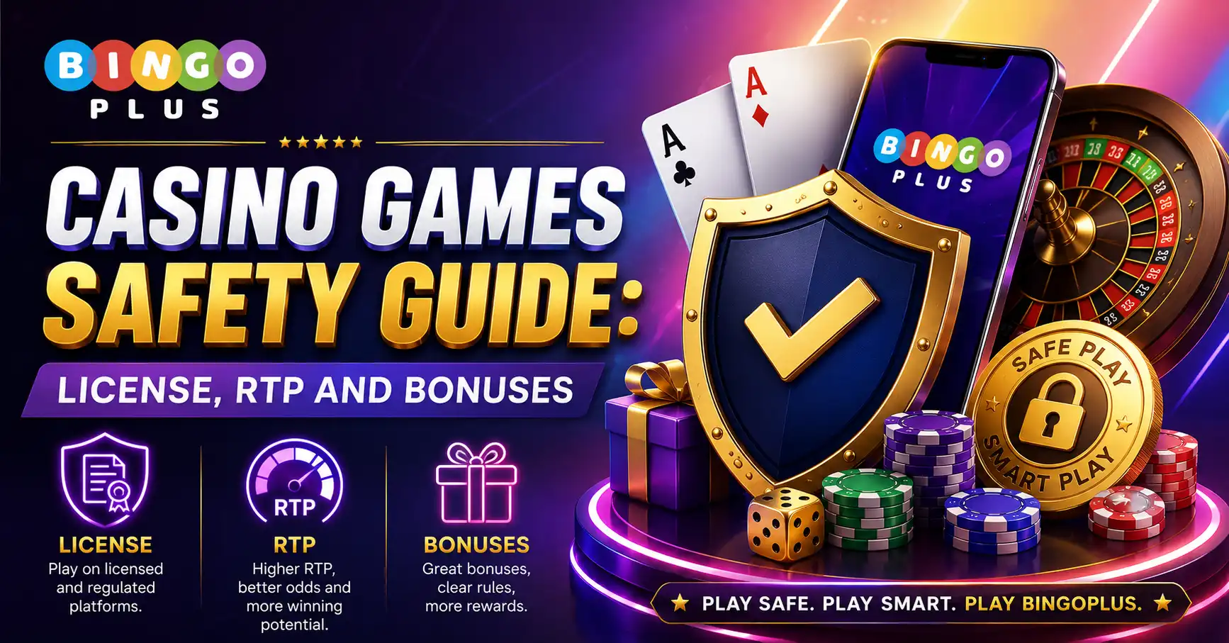 Casino Games Safety Guide License, RTP and Bonuses