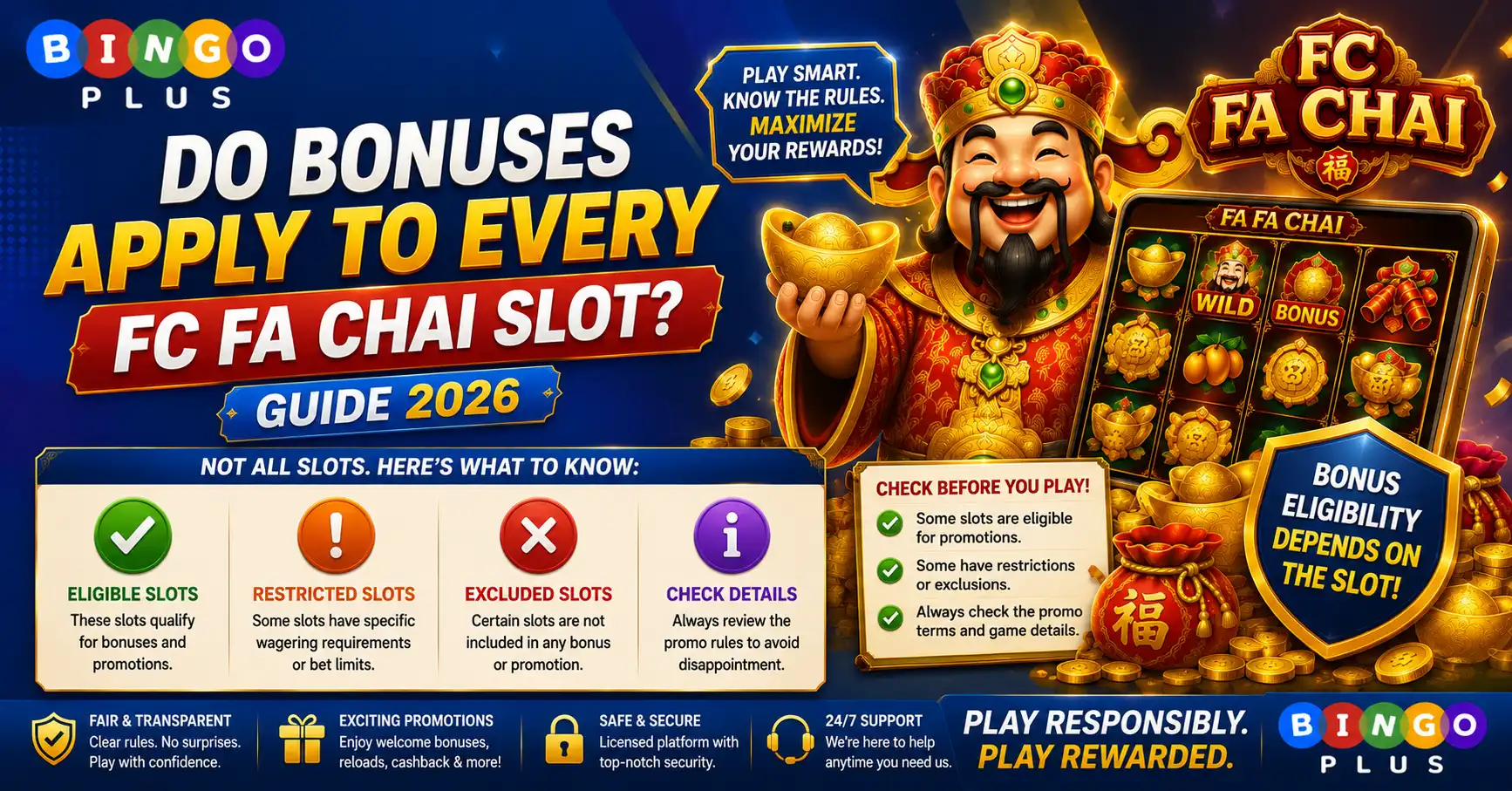 Do Bonuses Apply to Every FC Fa Chai Slot Guide 2026