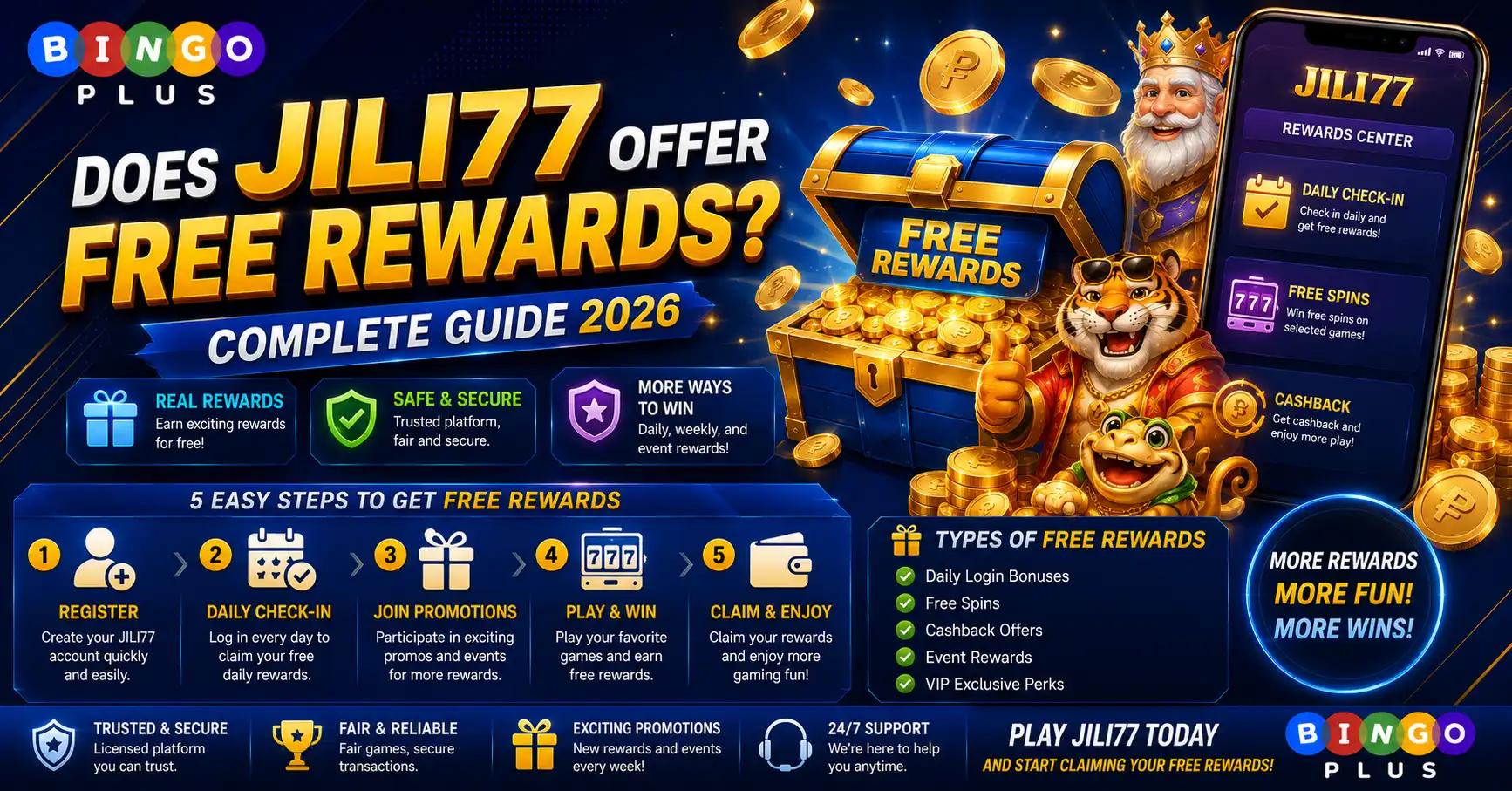 Does JILI77 Offer Free Rewards Complete Guide 2026