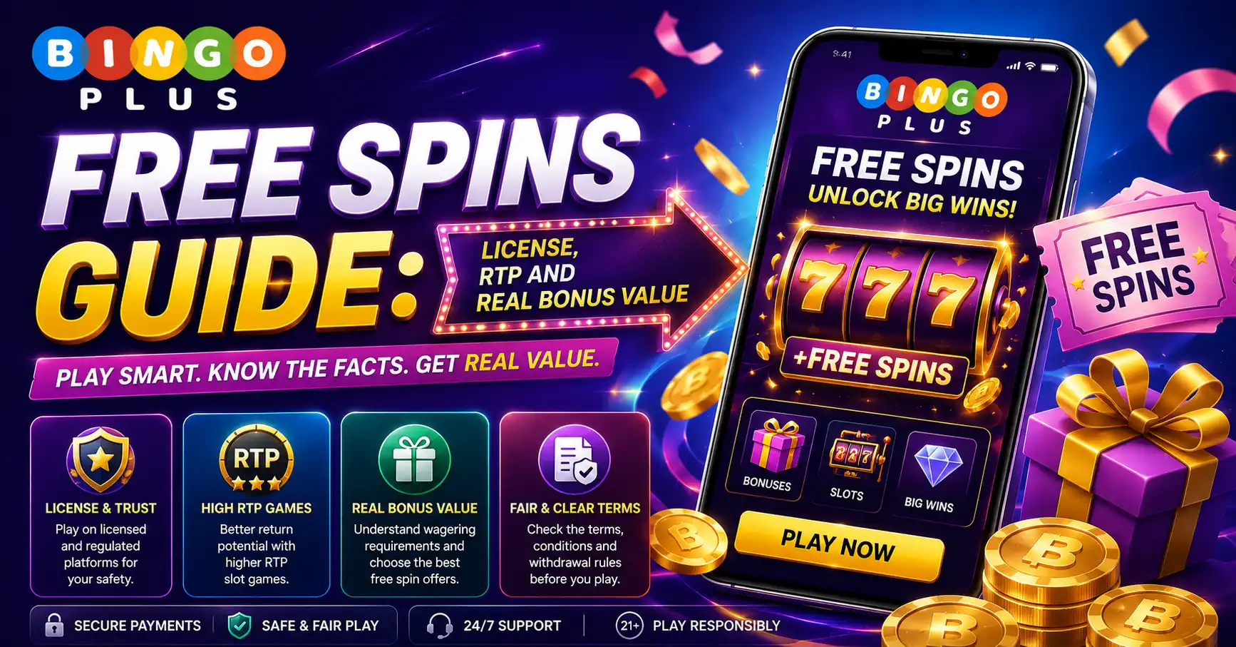 Free Spins Guide License, RTP and Real Bonus Value