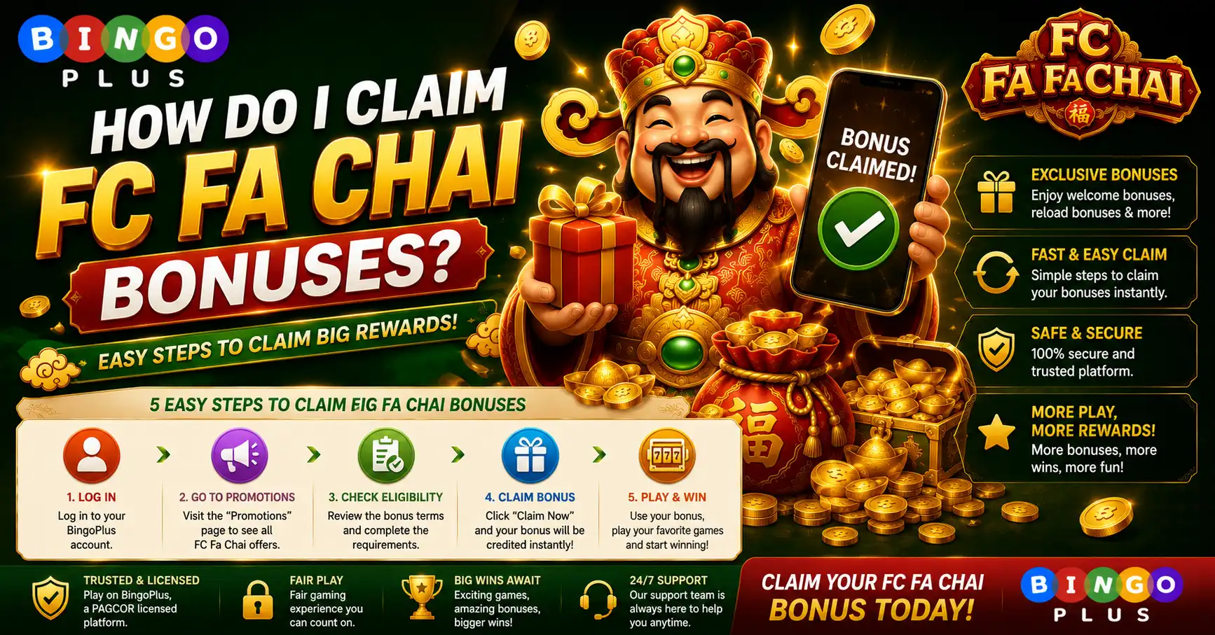 How to Claim FC Fa Chai Bonuses Complete Guide 2026
