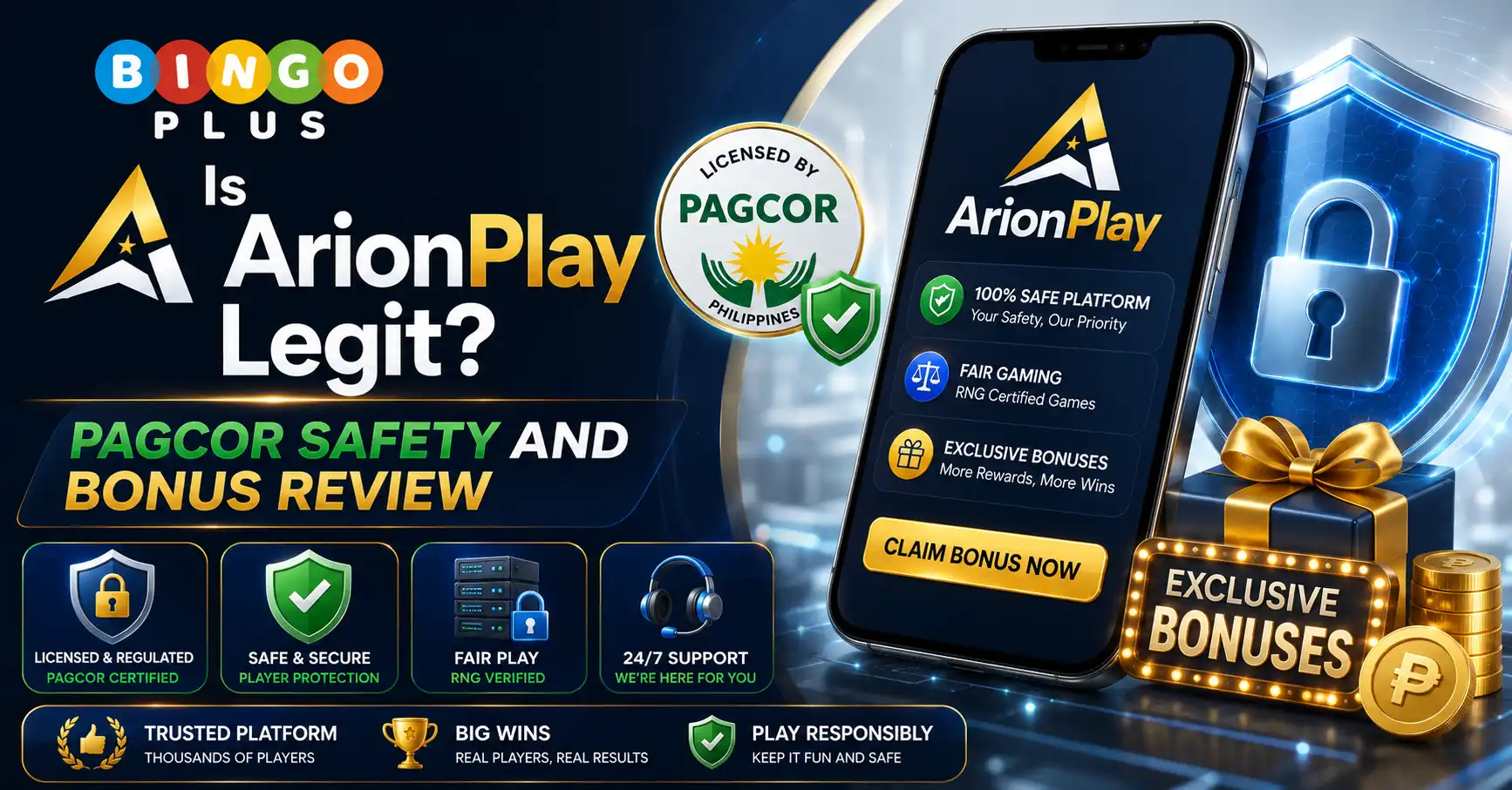 Is ArionPlay Legit PAGCOR Safety and Bonus Review