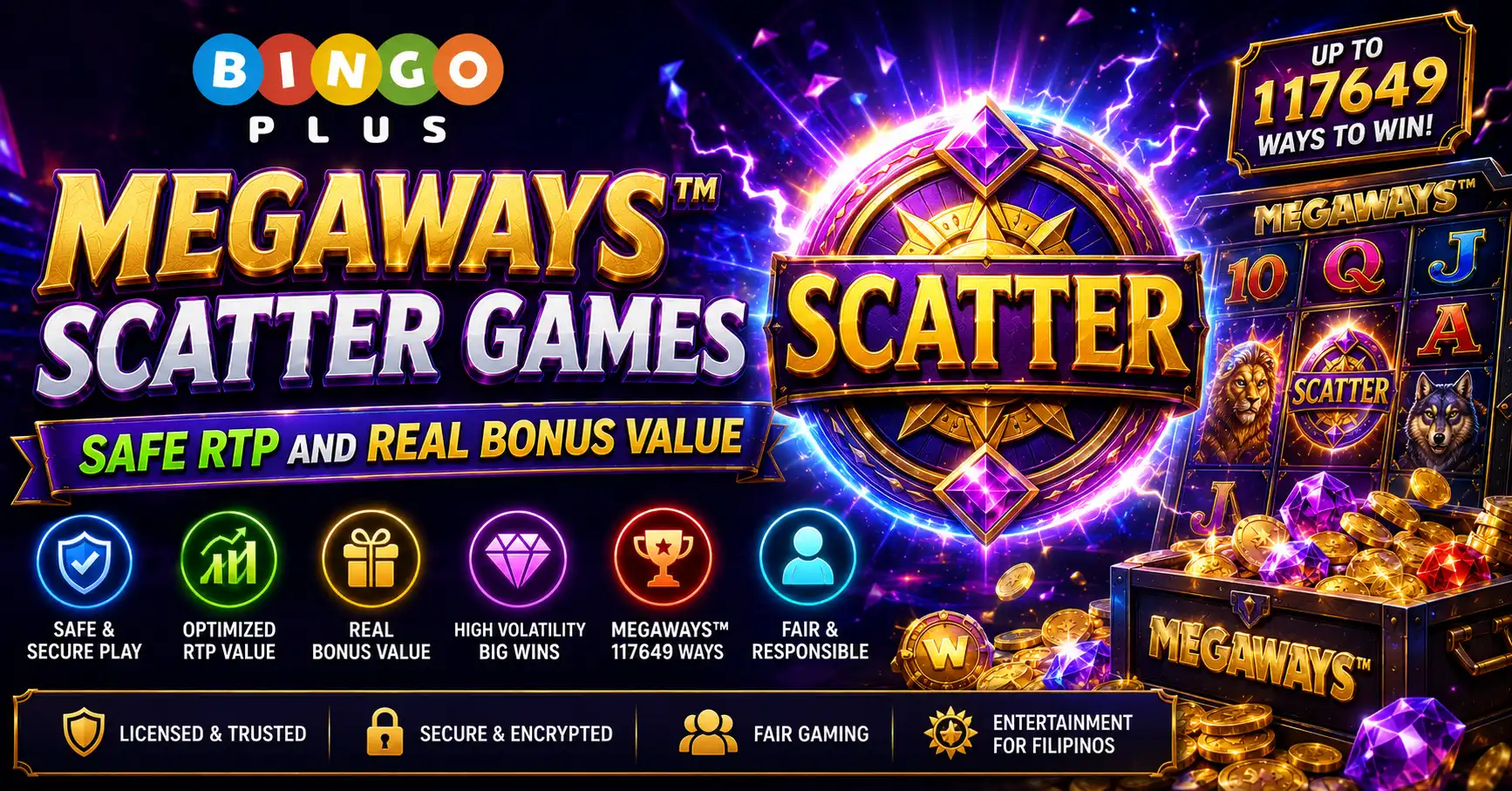 Megaways Scatter Games Safe RTP and Real Bonus Value