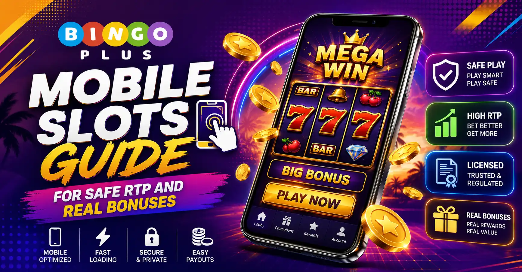 Mobile Slots Guide for Safe RTP and Real Bonuses