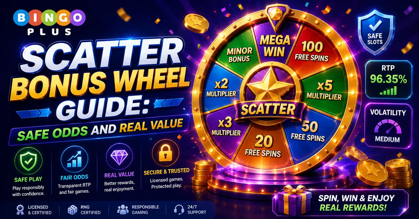 Scatter Bonus Wheel Guide Safe Odds and Real Value