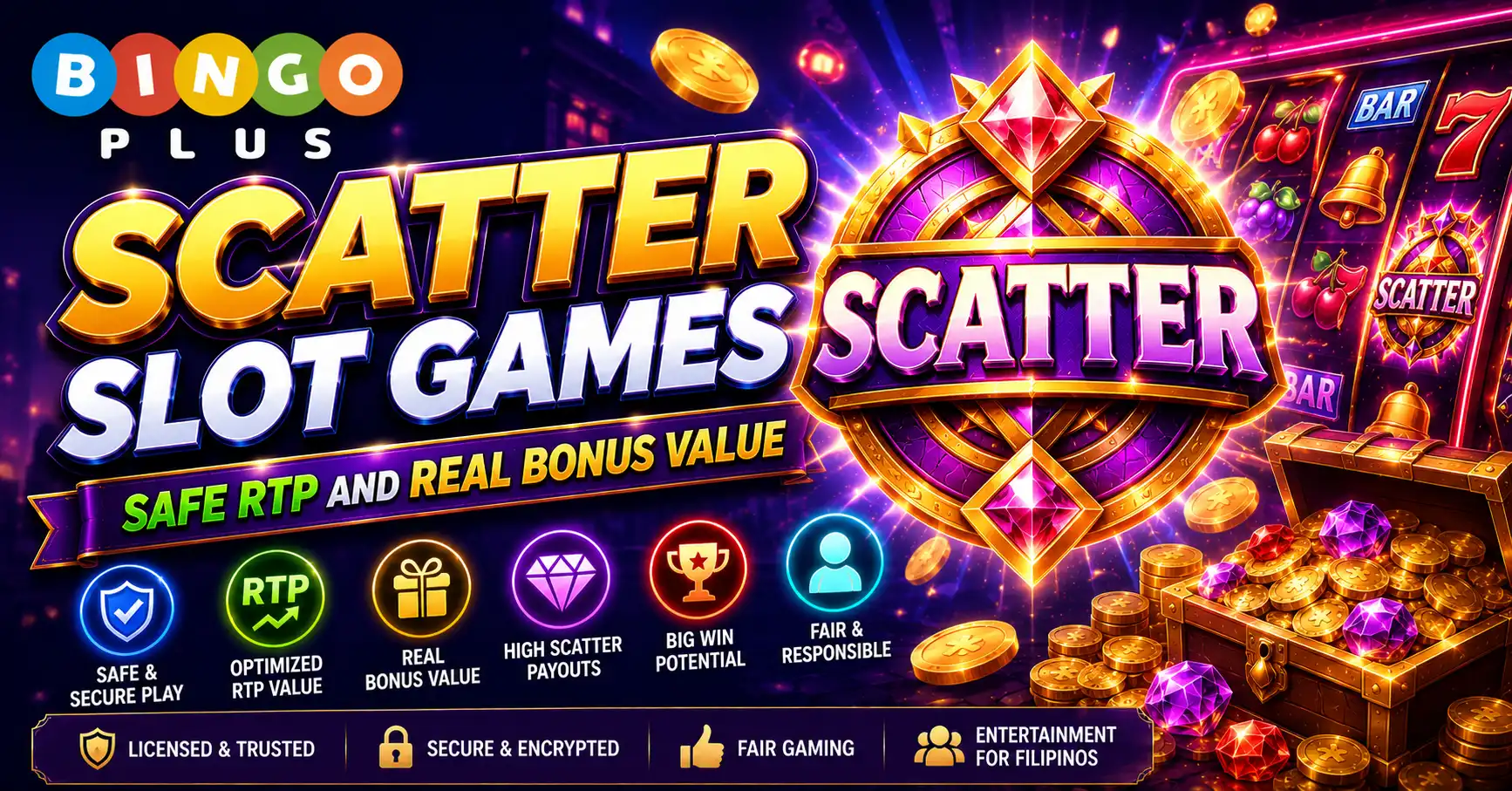 Scatter Slot Games Safe RTP and Real Bonus Value