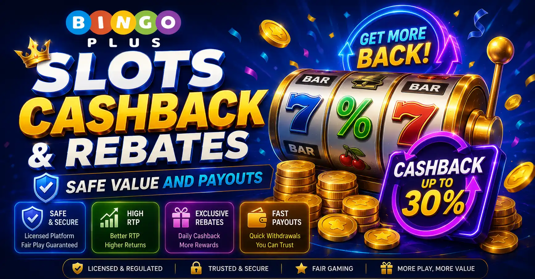 Slots Cashback and Rebates Safe Value and Payouts