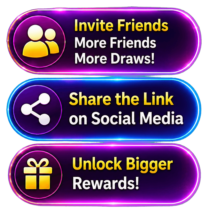 Invite friends, share the link and unlock bigger rewards