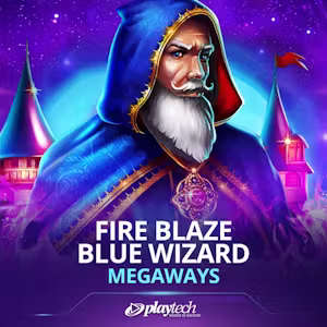 Fire blaze blue wizard megaways