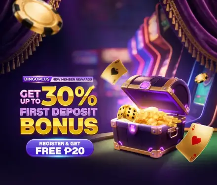 Get Up to 30% First Deposit Bonus - Register & Get Free P20
