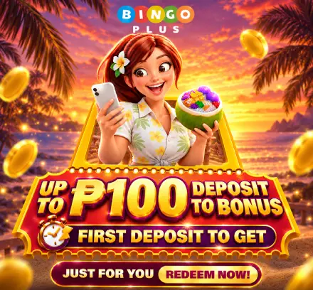 ₱100 Deposit Bonus Banner