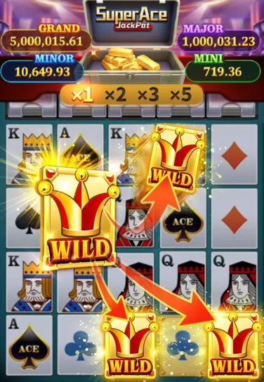 Super Ace Jackpot Board with Jokers