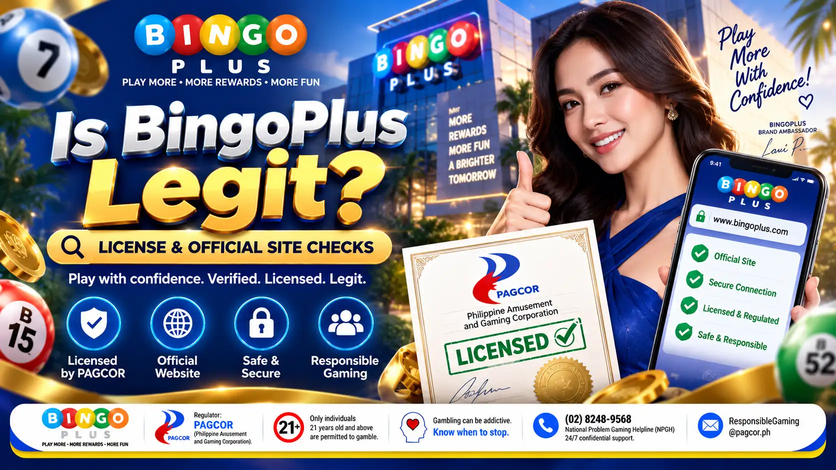 Is BingoPlus Legit? License and Official Site Checks