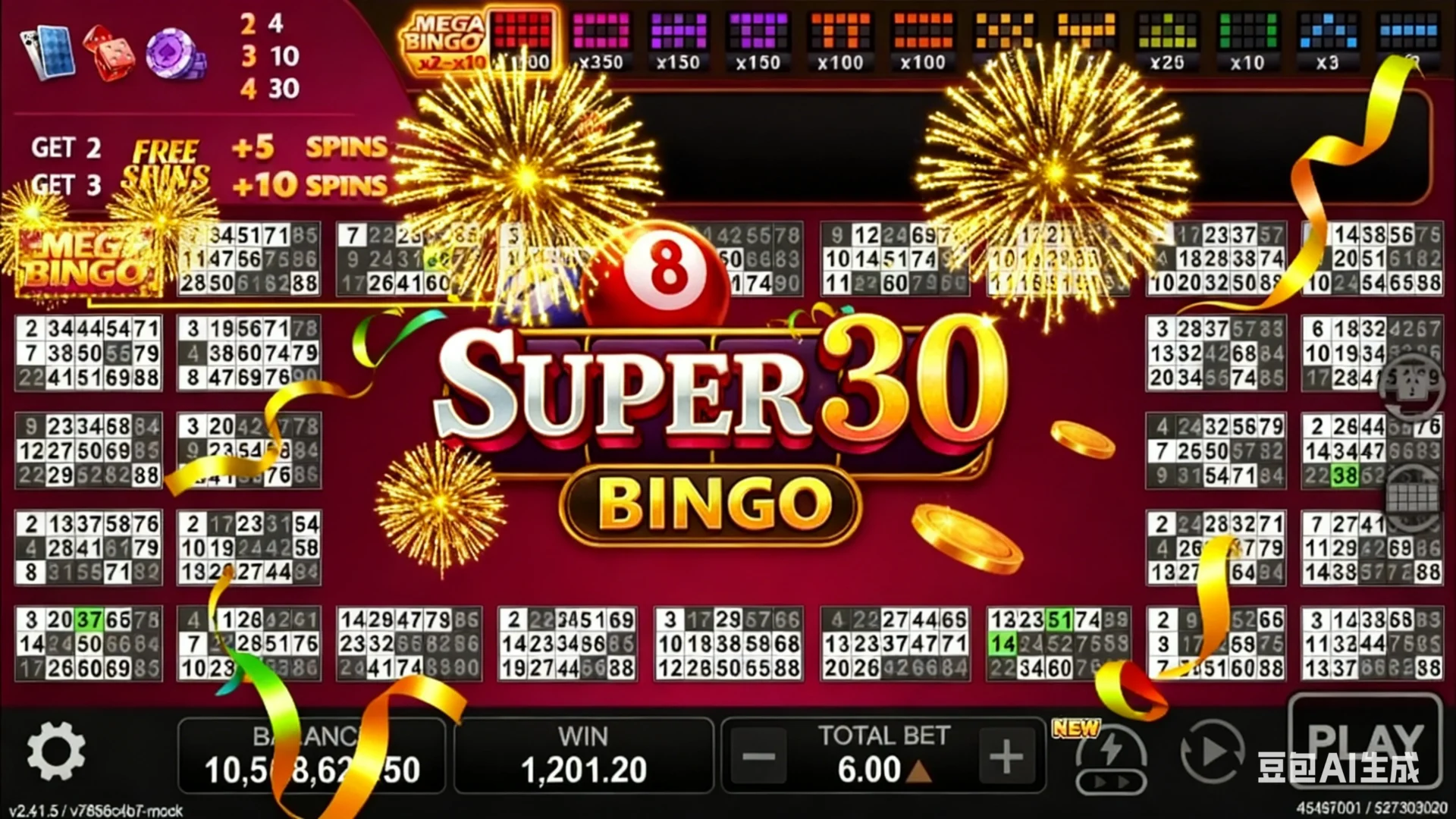 Super 30 Bingo 01