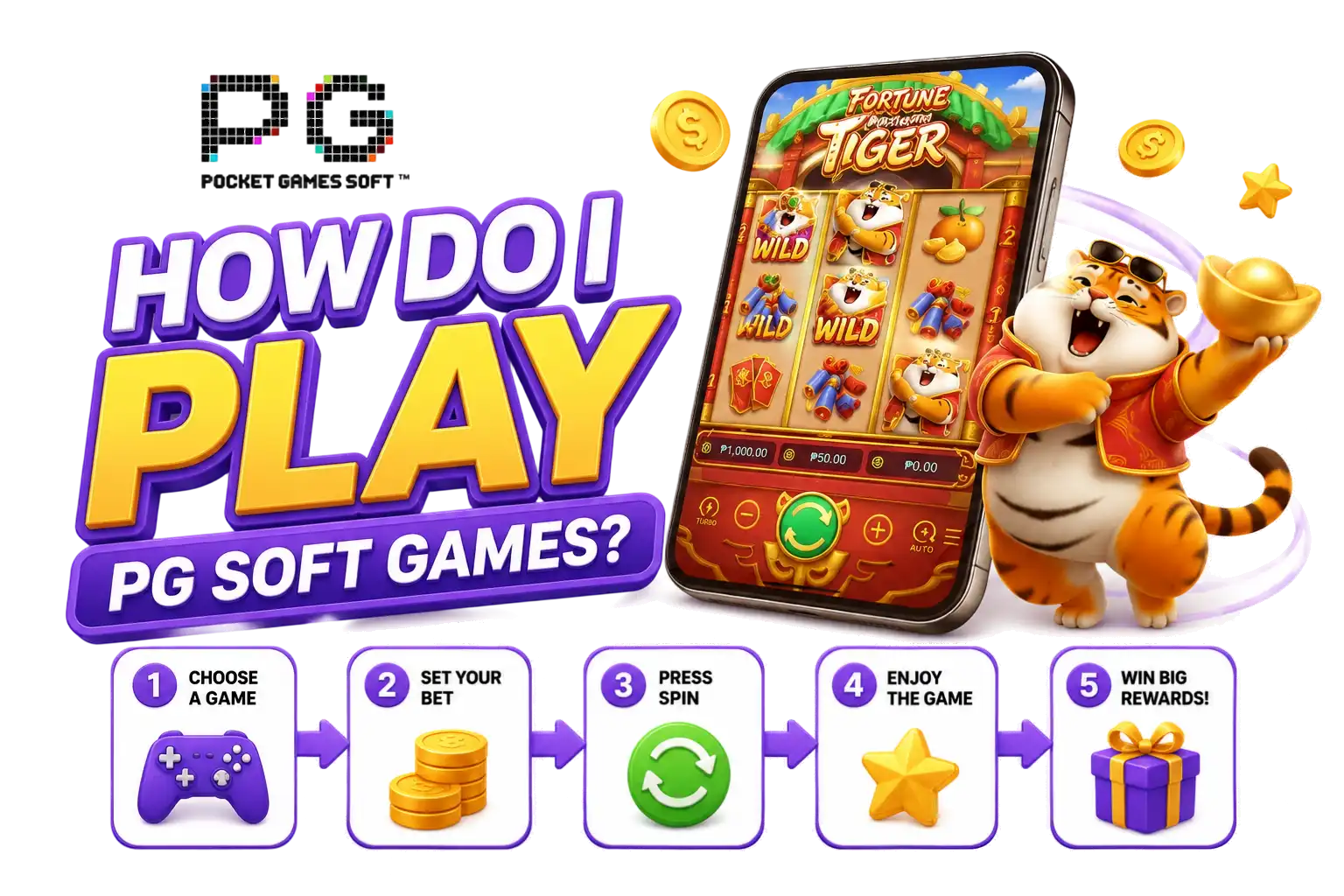 Play PG Soft games by choosing a licensed platform, creating an account, and launching your favorite mobile-optimized slot or table game.
